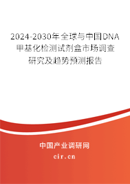 2024-2030年全球與中國DNA甲基化檢測試劑盒市場調(diào)查研究及趨勢預(yù)測報(bào)告