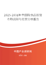 2025-2031年中國(guó)吸食品膠管市場(chǎng)調(diào)研與前景分析報(bào)告