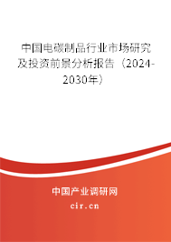 中國(guó)電碳制品行業(yè)市場(chǎng)研究及投資前景分析報(bào)告（2024-2030年）