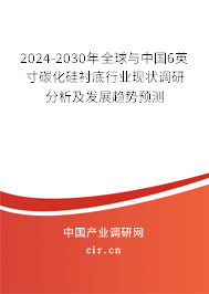 2024-2030年全球與中國6英寸碳化硅襯底行業(yè)現(xiàn)狀調(diào)研分析及發(fā)展趨勢預測