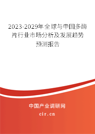 2023-2029年全球與中國多酶片行業(yè)市場分析及發(fā)展趨勢預(yù)測報(bào)告