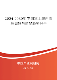 2024-2030年中國掌上超聲市場調(diào)研與前景趨勢報告