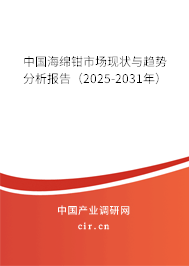 中國海綿鉗市場現(xiàn)狀與趨勢分析報告（2025-2031年）