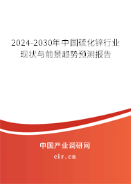 2024-2030年中國(guó)硫化鋅行業(yè)現(xiàn)狀與前景趨勢(shì)預(yù)測(cè)報(bào)告