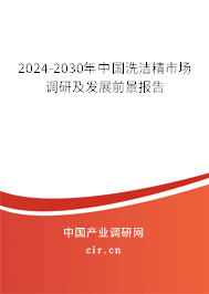 2024-2030年中國洗潔精市場調(diào)研及發(fā)展前景報告