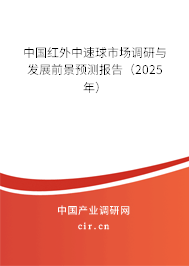 中國紅外中速球市場(chǎng)調(diào)研與發(fā)展前景預(yù)測(cè)報(bào)告（2024年）