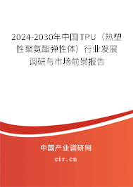 2024-2030年中國TPU（熱塑性聚氨酯彈性體）行業(yè)發(fā)展調(diào)研與市場前景報(bào)告