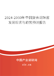 2024-2030年中國(guó)復(fù)合調(diào)味醬發(fā)展現(xiàn)狀與趨勢(shì)預(yù)測(cè)報(bào)告