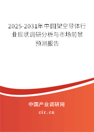 2024-2030年中國架空導(dǎo)體行業(yè)現(xiàn)狀調(diào)研分析與市場前景預(yù)測報告