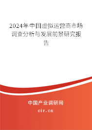 2024年中國虛擬運營商市場調(diào)查分析與發(fā)展前景研究報告