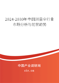 2024-2030年中國測量傘行業(yè)市場分析與前景趨勢