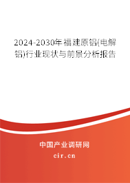 2024-2030年福建原鋁(電解鋁)行業(yè)現(xiàn)狀與前景分析報(bào)告