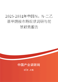 2025-2031年中國(guó)N，N-二乙基甲酰胺市場(chǎng)現(xiàn)狀調(diào)研與前景趨勢(shì)報(bào)告