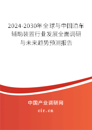 2024-2030年全球與中國泊車輔助裝置行業(yè)發(fā)展全面調研與未來趨勢預測報告