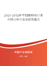 2025-2031年中國擱腳板行業(yè)市場分析與發(fā)展趨勢報告