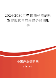 2024-2030年中國(guó)格列喹酮片發(fā)展現(xiàn)狀與前景趨勢(shì)預(yù)測(cè)報(bào)告