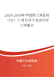 2024-2030年中國(guó)聚乙烯亞胺（PEI）行業(yè)現(xiàn)狀與發(fā)展前景分析報(bào)告