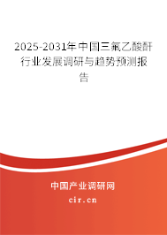 2025-2031年中國三氟乙酸酐行業(yè)發(fā)展調(diào)研與趨勢預(yù)測報(bào)告