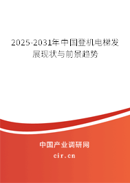 2025-2031年中國登機(jī)電梯發(fā)展現(xiàn)狀與前景趨勢