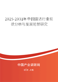 2024-2030年中國(guó)雷達(dá)行業(yè)現(xiàn)狀分析與發(fā)展前景研究