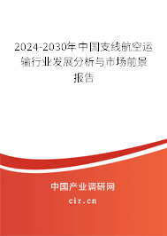 2024-2030年中國(guó)支線航空運(yùn)輸行業(yè)發(fā)展分析與市場(chǎng)前景報(bào)告