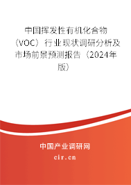 中國揮發(fā)性有機(jī)化合物（VOC）行業(yè)現(xiàn)狀調(diào)研分析及市場前景預(yù)測報(bào)告（2024年版）