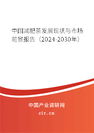 中國減肥茶發(fā)展現(xiàn)狀與市場前景報告（2024-2030年）