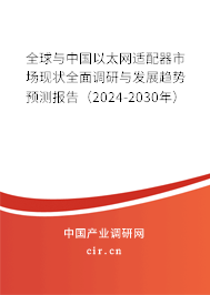 全球與中國(guó)以太網(wǎng)適配器市場(chǎng)現(xiàn)狀全面調(diào)研與發(fā)展趨勢(shì)預(yù)測(cè)報(bào)告（2024-2030年）