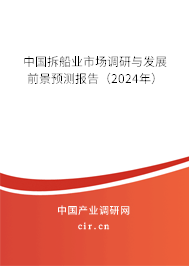 中國拆船業(yè)市場調(diào)研與發(fā)展前景預測報告（2024年）