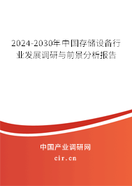 2024-2030年中國存儲設(shè)備行業(yè)發(fā)展調(diào)研與前景分析報告