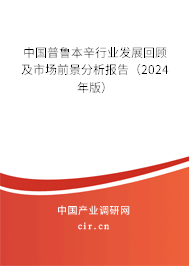 中國普魯本辛行業(yè)發(fā)展回顧及市場前景分析報告（2024年版）