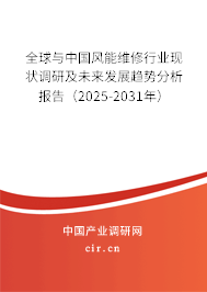 全球與中國風(fēng)能維修行業(yè)現(xiàn)狀調(diào)研及未來發(fā)展趨勢分析報告（2025-2031年）