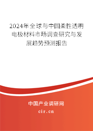 2024年全球與中國柔性透明電極材料市場調(diào)查研究與發(fā)展趨勢預(yù)測報告