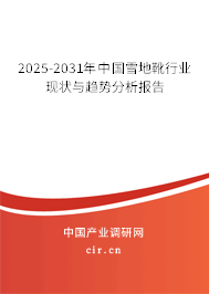 2025-2031年中國雪地靴行業(yè)現(xiàn)狀與趨勢分析報告