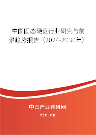 中國固態(tài)硬盤行業(yè)研究與前景趨勢報告（2024-2030年）