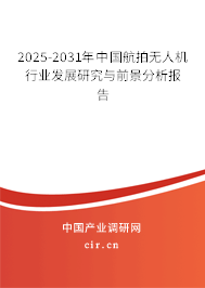 2025-2031年中國航拍無人機(jī)行業(yè)發(fā)展研究與前景分析報告