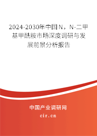 2024-2030年中國N，N-二甲基甲酰胺市場深度調(diào)研與發(fā)展前景分析報告