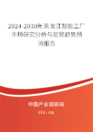 2024-2030年黑龍江智能工廠市場研究分析與前景趨勢預(yù)測報告