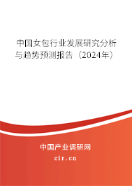 中國女包行業(yè)發(fā)展研究分析與趨勢預(yù)測報告（2024年）