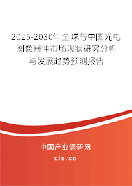 2025-2030年全球與中國光電圖像器件市場現(xiàn)狀研究分析與發(fā)展趨勢預(yù)測報告