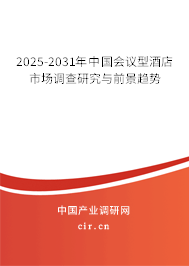 2025-2031年中國會(huì)議型酒店市場(chǎng)調(diào)查研究與前景趨勢(shì)