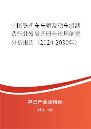 中國鐵機車車輛及動車組制造行業(yè)發(fā)展調研與市場前景分析報告（2024-2030年）