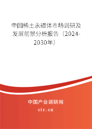 中國稀土永磁體市場調(diào)研及發(fā)展前景分析報告（2024-2030年）