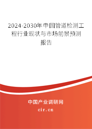 2024-2030年中國(guó)管道檢測(cè)工程行業(yè)現(xiàn)狀與市場(chǎng)前景預(yù)測(cè)報(bào)告