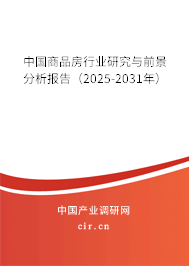 中國商品房行業(yè)研究與前景分析報告（2025-2031年）