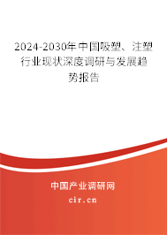 2024-2030年中國吸塑、注塑行業(yè)現(xiàn)狀深度調(diào)研與發(fā)展趨勢報(bào)告