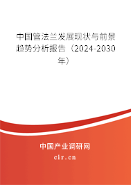 中國管法蘭發(fā)展現(xiàn)狀與前景趨勢分析報告（2024-2030年）