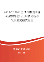 2024-2030年全球與中國IT基礎(chǔ)架構(gòu)外包行業(yè)現(xiàn)狀分析與發(fā)展趨勢研究報告