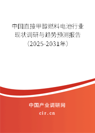 中國(guó)直接甲醇燃料電池行業(yè)現(xiàn)狀調(diào)研與趨勢(shì)預(yù)測(cè)報(bào)告（2025-2031年）