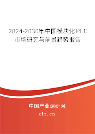 2024-2030年中國(guó)模塊化PLC市場(chǎng)研究與前景趨勢(shì)報(bào)告